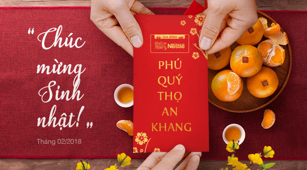 Mừng sinh nhật tháng 2/2018