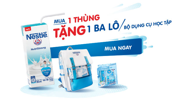 Ưu đãi Sữa nước Nestlé: Quà tặng năm học mới