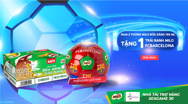 Khuyến mãi MILO: Quà ngầu, giá giảm "quên sầu"