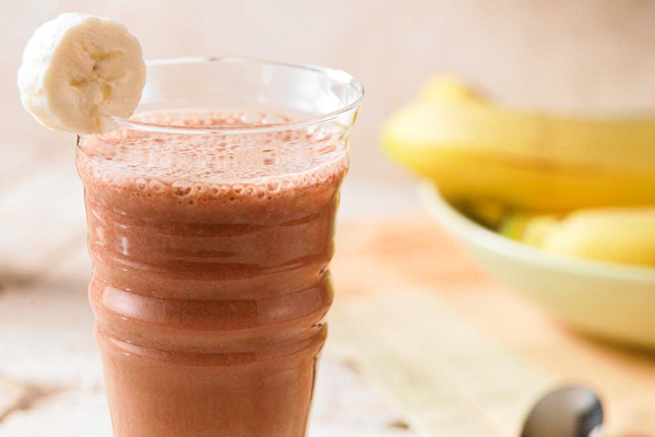 sua lac milo huong chuoi