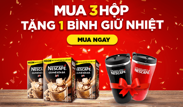 Mua NESCAFÉ để có NESCAFÉ đậm đà và được tặng quà giải nhiệt.
