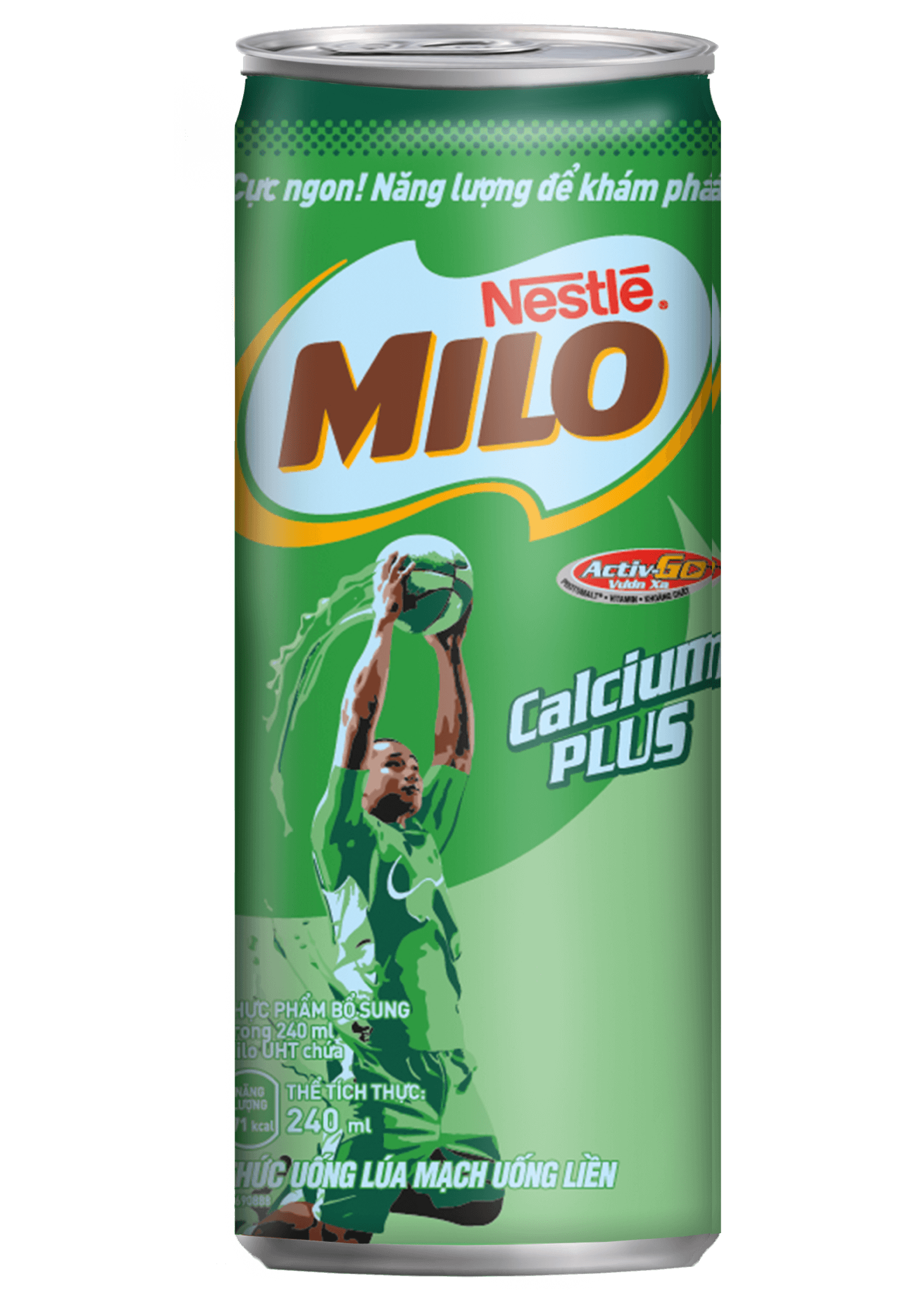 Thông tin sản phẩm Nestlé MILO (lon uống liền tiện lợi)