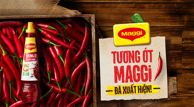 Tương ớt Maggi đã xuất hiện
