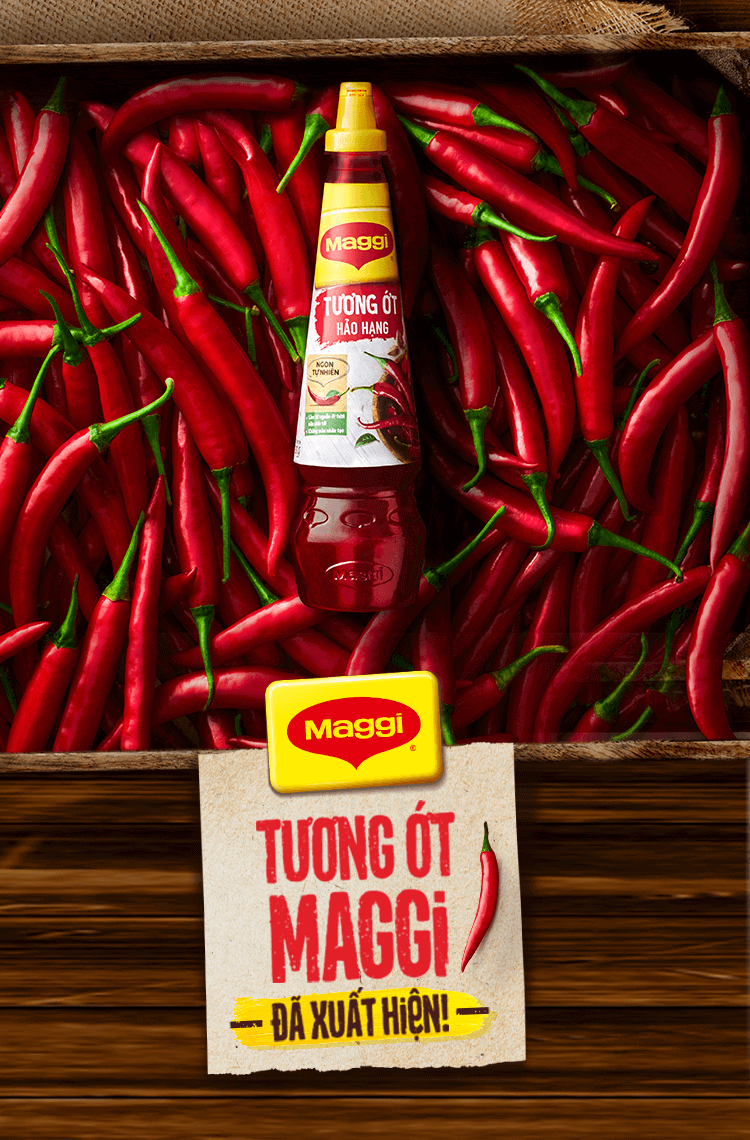 Tương ớt Maggi đã xuất hiện