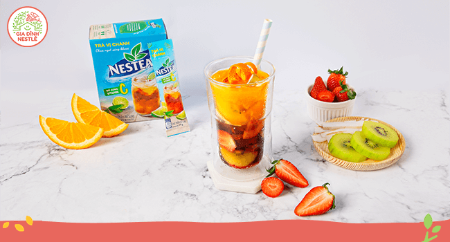 Cách pha trà chanh NESTEA detox tại gia, giải khát tức thì