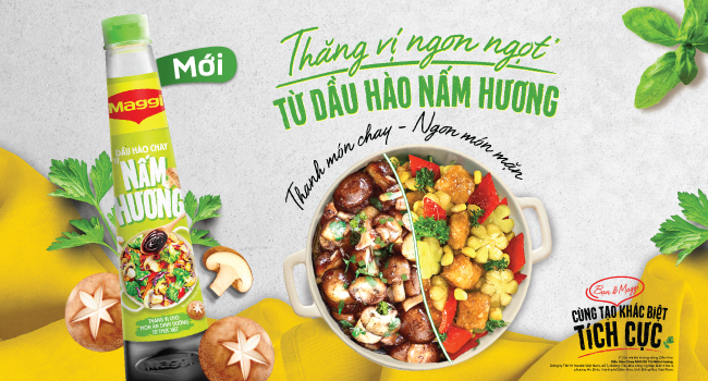 [MỚI] DẦU HÀO MAGGI NẤM HƯƠNG GIÚP SÁNG TẠO MÓN ĂN