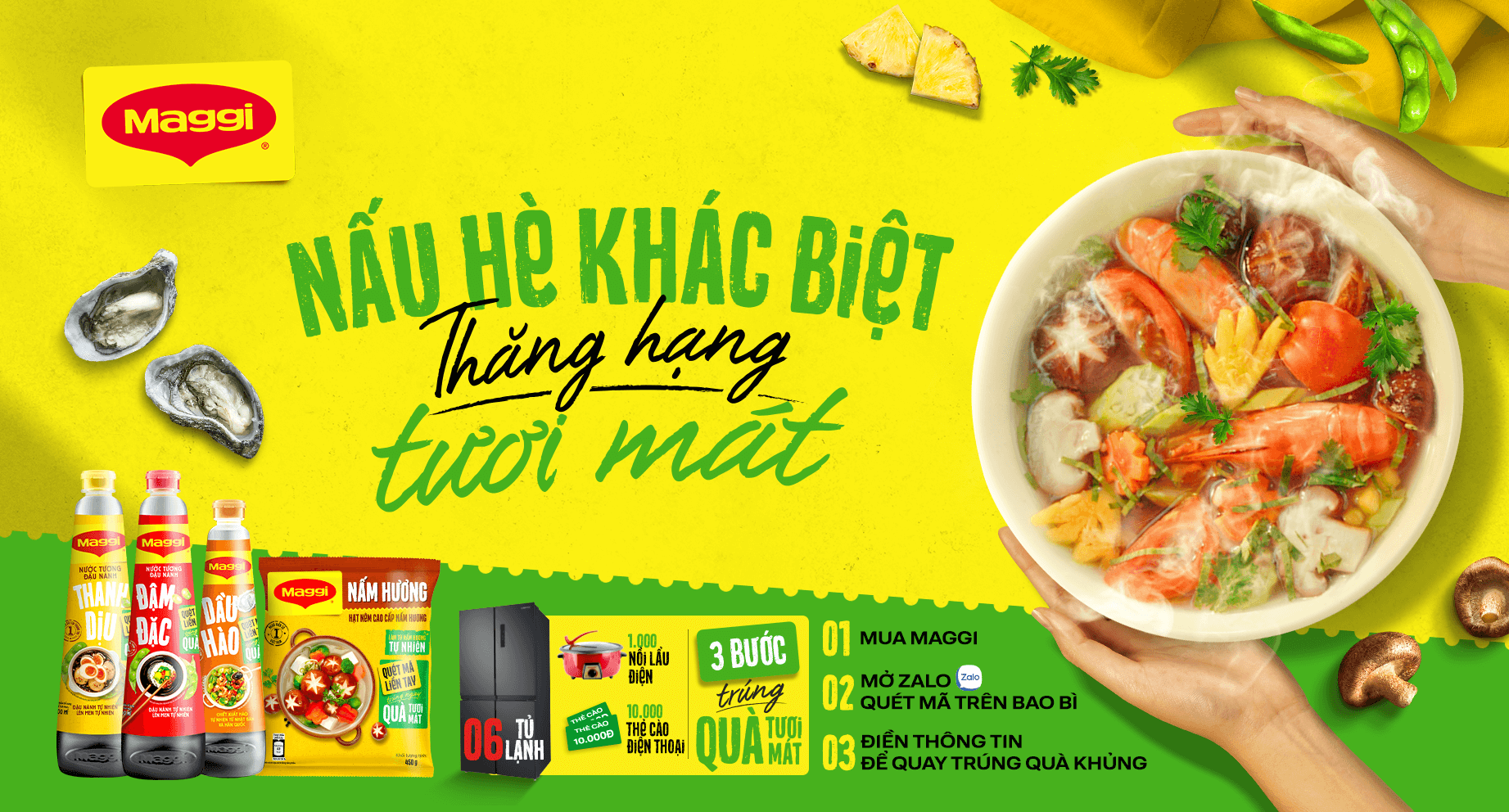 Cùng Maggi Nấu Hè Khác Biệt Cho Món Ngon Mỗi Ngày