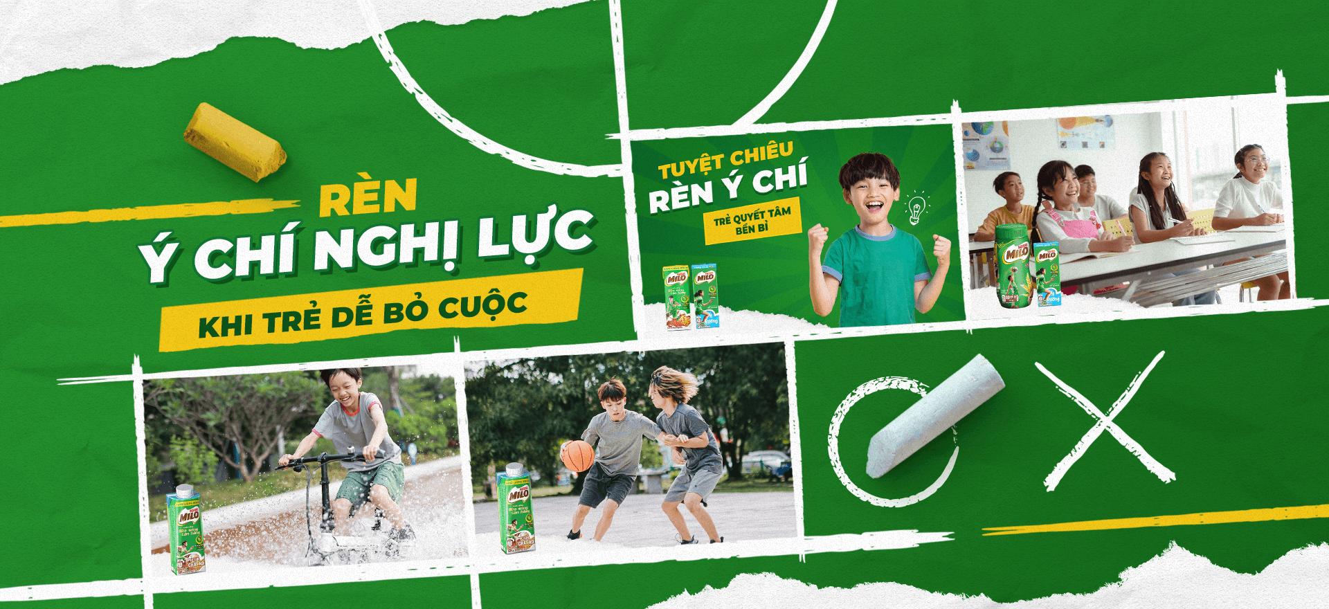 RÈN Ý CHÍ NGHỊ LỰC KHI TRẺ DỄ BỎ CUỘC