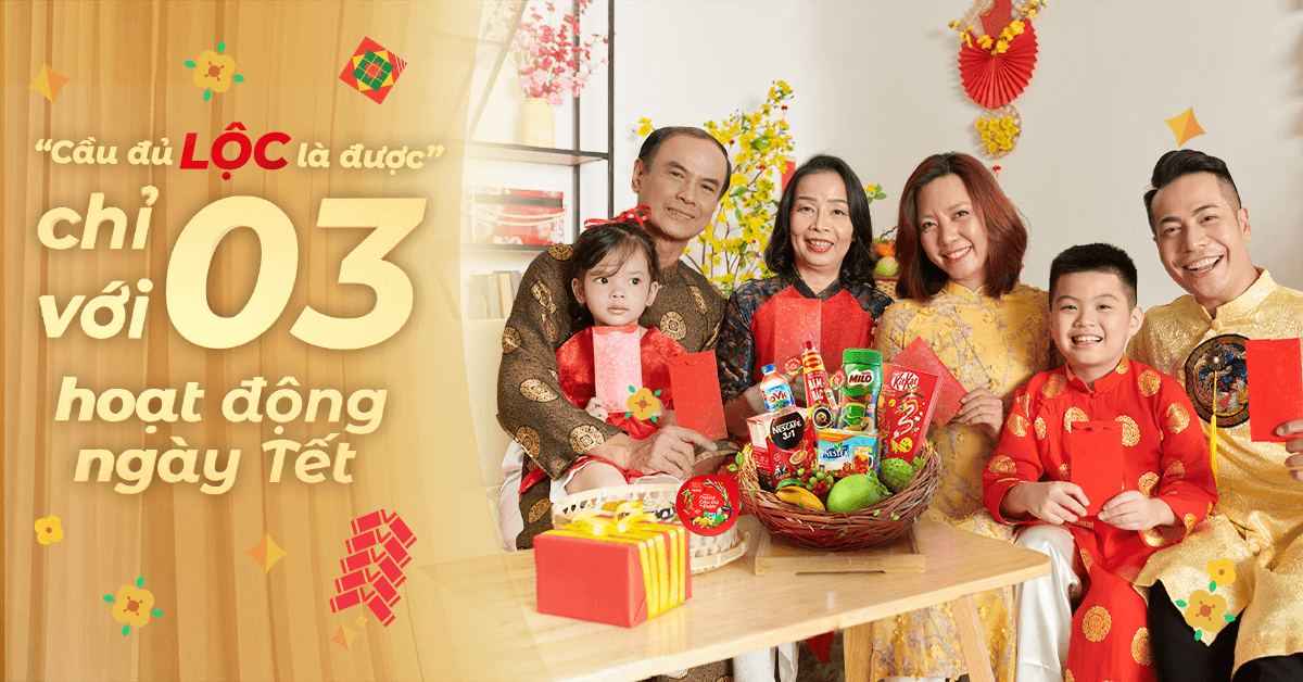 Hoạt động ngày Tết giúp bạn rước lộc vào nhà