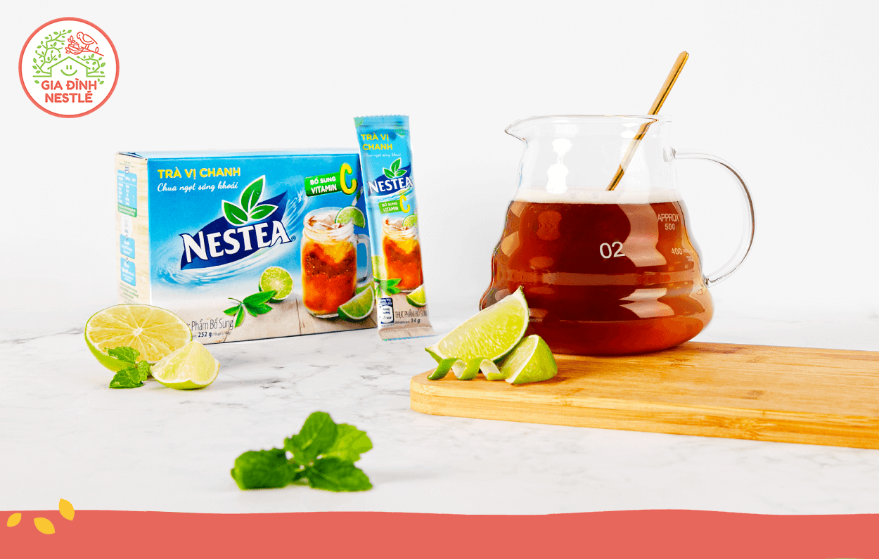 NESTEA với thiết kế hộp giấy bảo vệ môi trường, pha chế dễ dàng và nhanh chóng giúp bạn có thể mang theo bên mình mọi lúc mọi nơi.