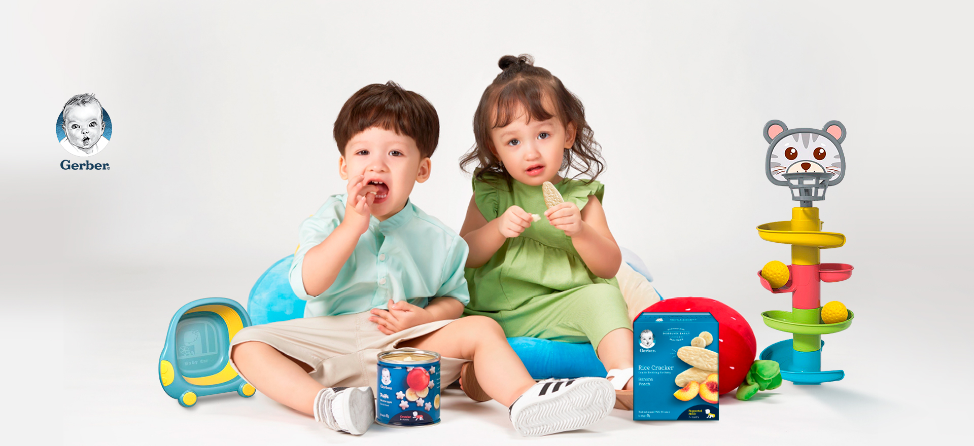 Bánh ăn dặm Gerber – Cùng bé vui luyện kĩ năng tuyệt vời 