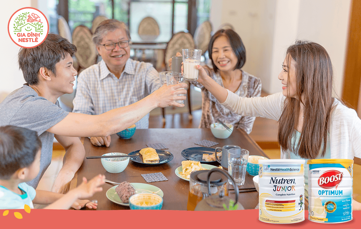 Dùng Boost Optimum và Nutren Junior – thực phẩm tăng cường sức đề kháng để phòng bệnh và mau chóng hồi phục