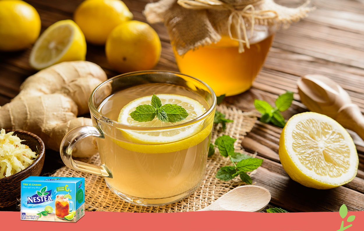 Thưởng thức món đồ uống ngon cực dễ làm - trà chanh gừng mật ong trong ngày mưa thì còn gì bằng!