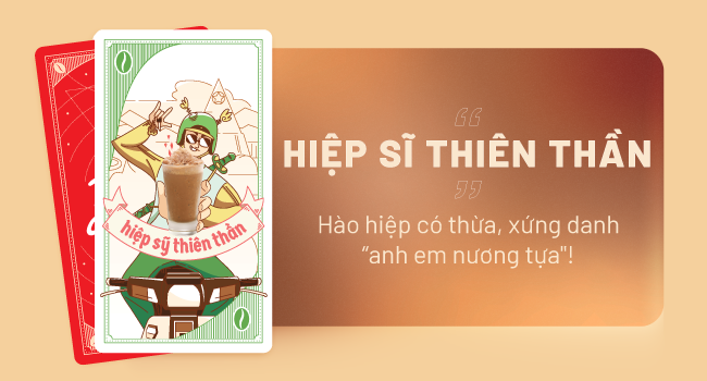 Thẻ Tarót Cà Phê NESCAFÉ Latte vị Hạnh nhân cà phê đá xay