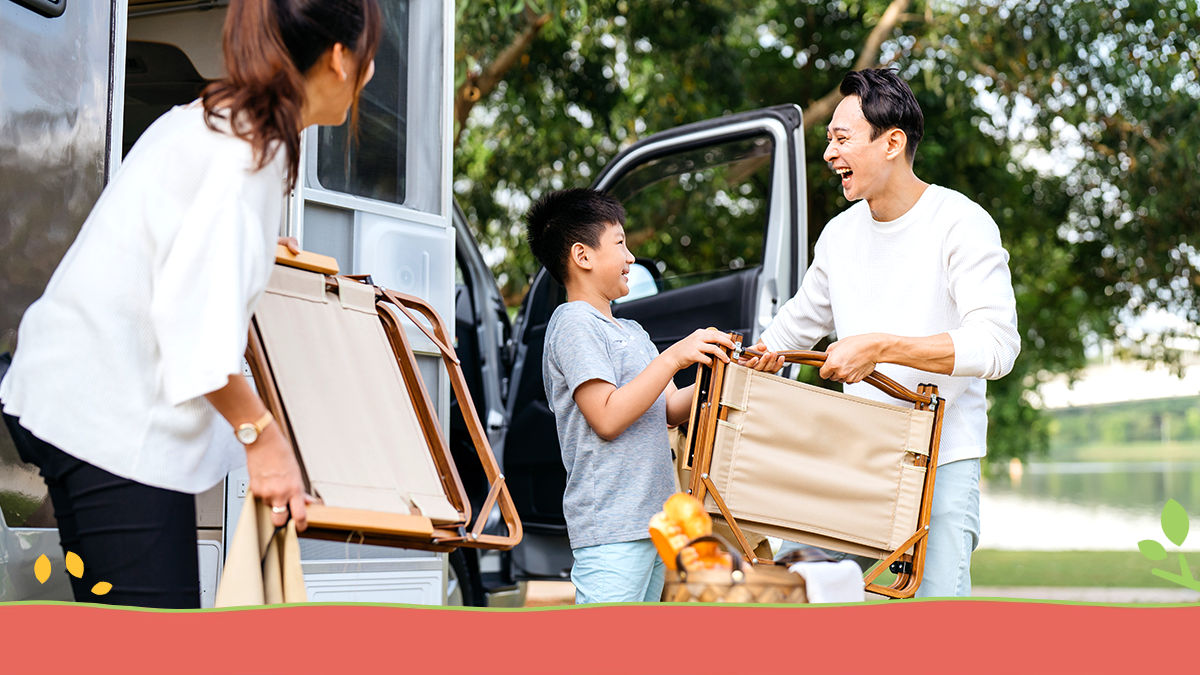 Tham gia hoạt động gia đình ngoài trời giúp gắn kết các thành viên trong gia đình