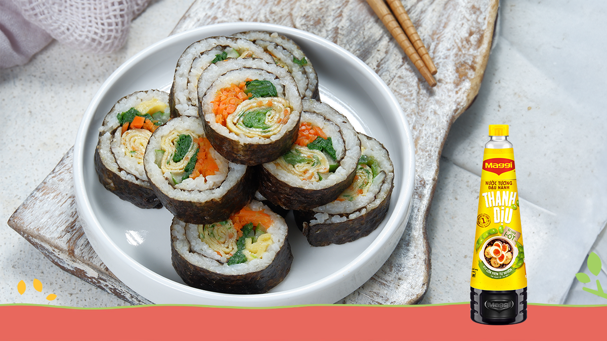 Kimbap là món ăn dễ làm