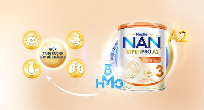 Sữa đạm A2 – Cho con hệ tiêu hóa khỏe mạnh, hấp thu tốt dưỡng chất