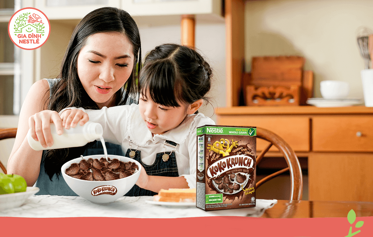 Trong mùa lễ hội, ba mẹ hãy chuẩn bị những bữa sáng dinh dưỡng với Bộ đôi bữa sáng để tăng đề kháng cho bé