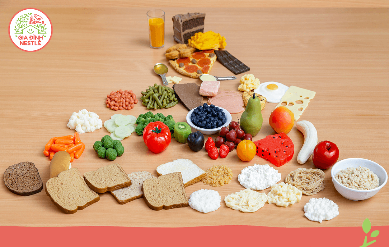 Dựa vào tháp dinh dưỡng xây dựng chế độ ăn uống tích cực để giữ sức khoẻ tốt