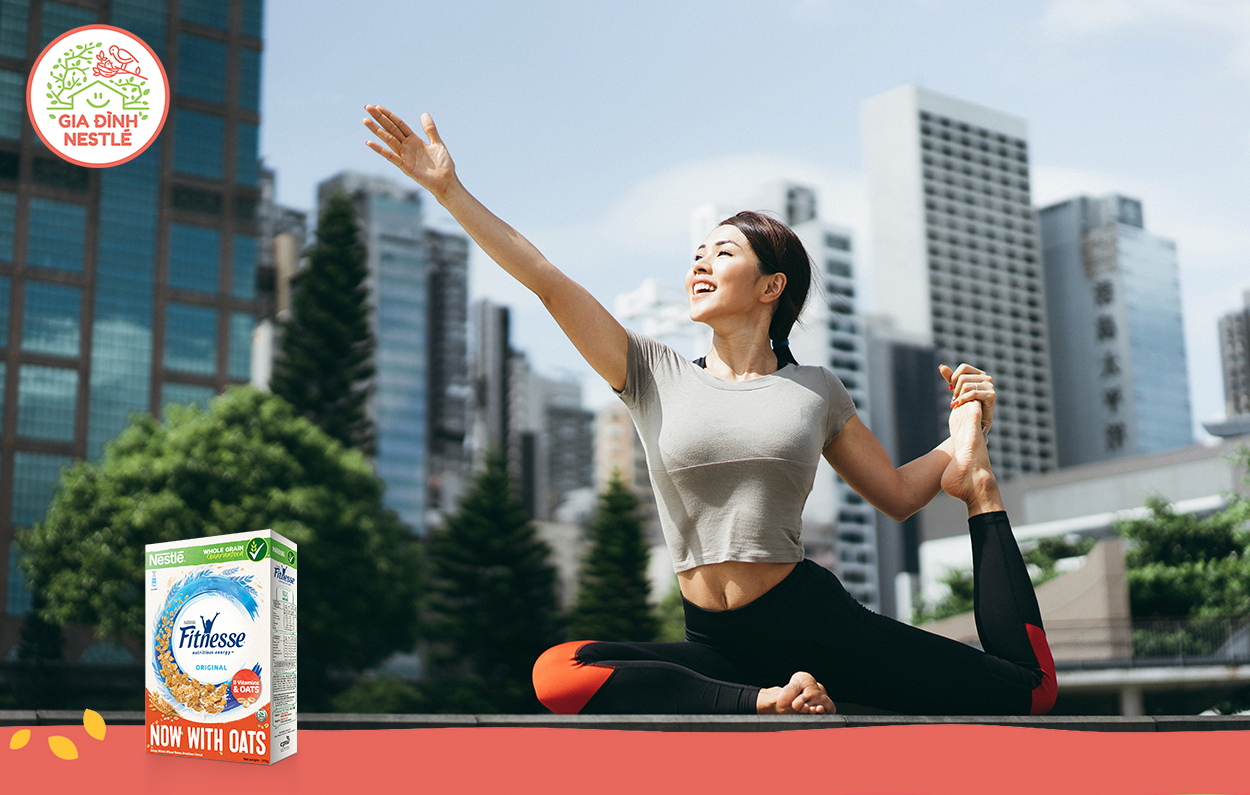 Bổ sung Bánh Ăn Sáng Nestlé FITNESSE trước khi luyện tập trong một chu kỳ ăn kiêng 7 ngày GM là một lựa chọn hợp lý, đảm bảo sức khoẻ và tiết kiệm thời gian.