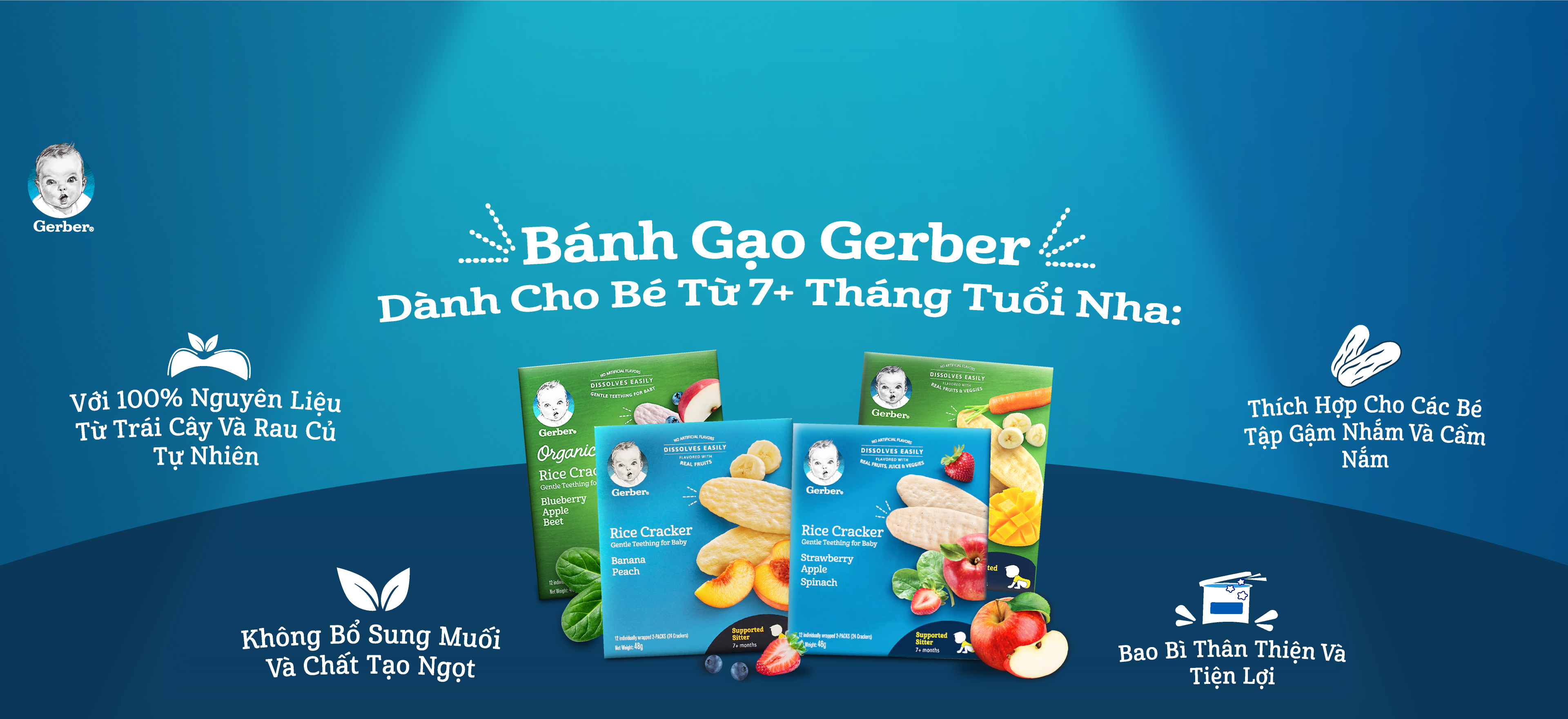 Bánh gạo Gerber 
