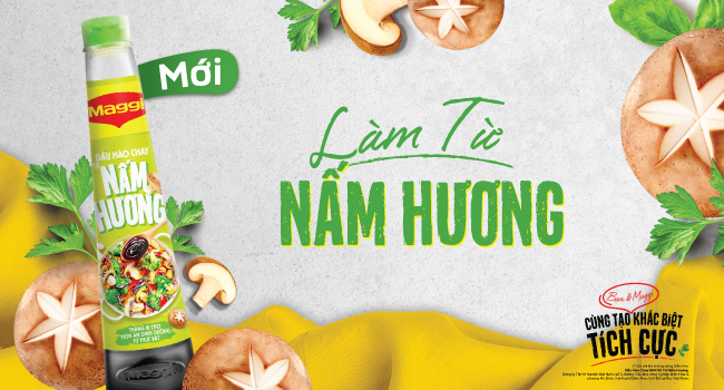 Dầu Hào MAGGI Nấm Hương mới giúp cho mẹ thỏa sức sáng tạo món ăn từ chay đến mặn