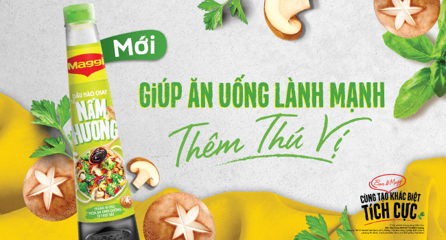 Với ưu điểm cùng nhiều this năng phù hợp, Dầu Hào MAGGI Nấm Hương mới giúp mẹ thỏa sức sáng tạo món ăn cho việc ăn uống lành mạnh thêm thú vị
