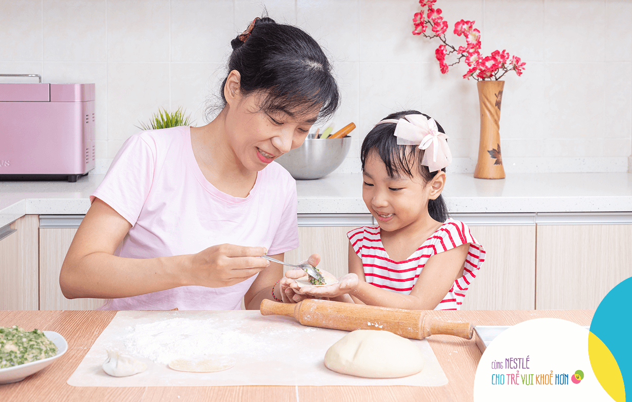 Cùng nhau làm bánh nào!