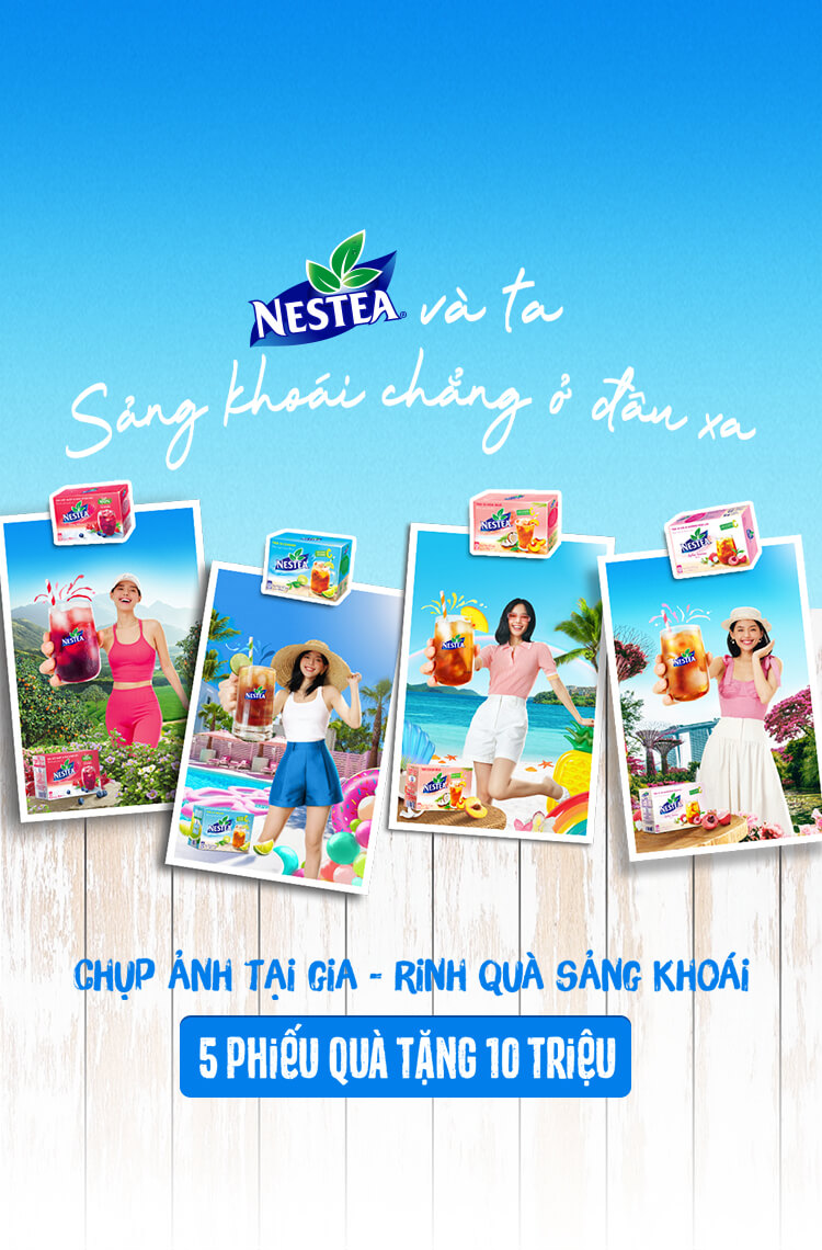 Nestea và ta Sảng khoái chẳng ở đâu xa