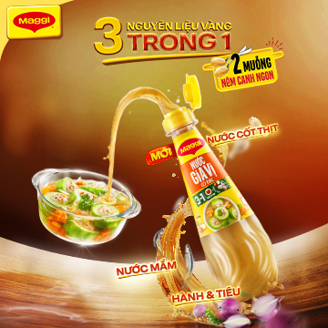 3 nguyên liệu vàng trong 1 2 muỗng nêm canh ngon nước cốt thịt nước mắm hành va tiêu