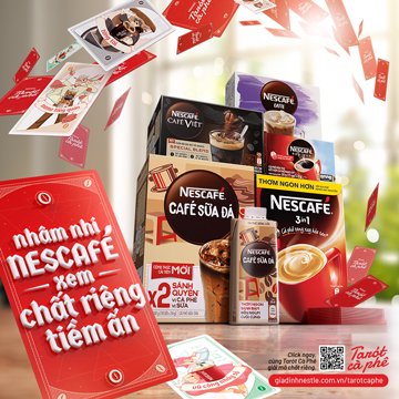 Nhâm nhi NESCAFÉ xem chất riêng tiềm ẩn Click ngay, cùng Tarót Cà Phê giải mã chất riêng Giadinhnestle.com.vn/tarotcaphe 